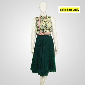 1970s Bohemian Rhapsody Vintage Blouse, Chic Retro Style